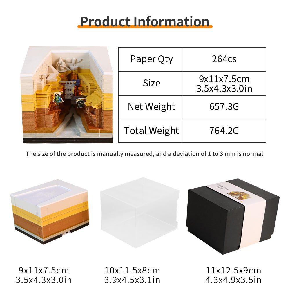 Calendario 3D 2026 - Diagon Alley