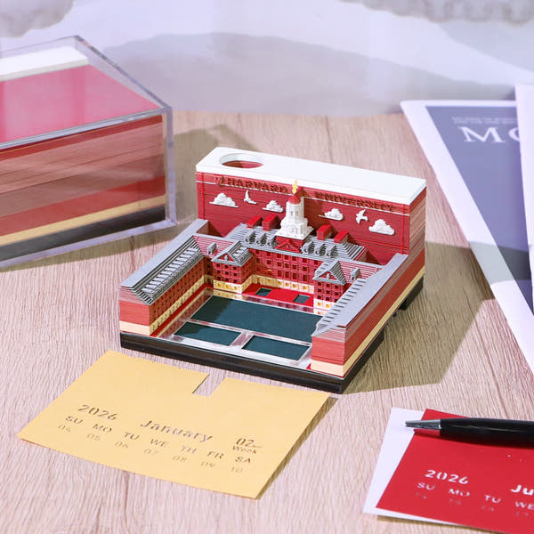 Calendario 3D 2026 - Università di Harvard