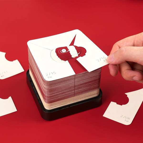 Calendario 3D 2026 - Cappello di Natale