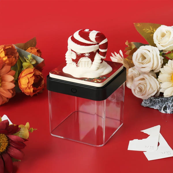 Calendario 3D 2026 - Cappello di Natale