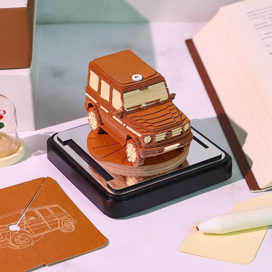 Calendario 3D 2026 - Auto