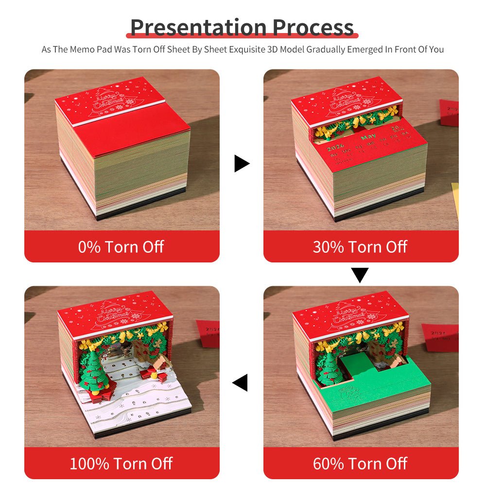 Calendario 3D 2026 - Arco di Natale