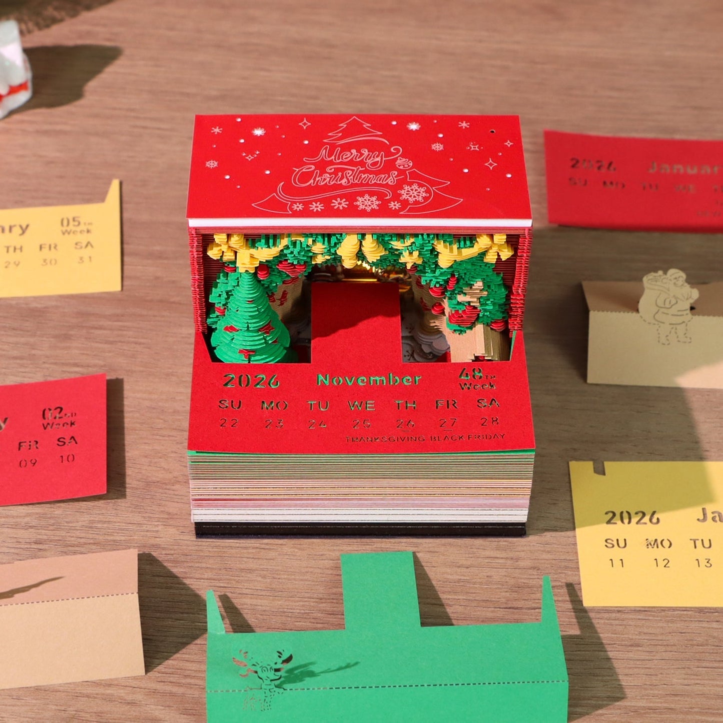 Calendario 3D 2026 - Arco di Natale