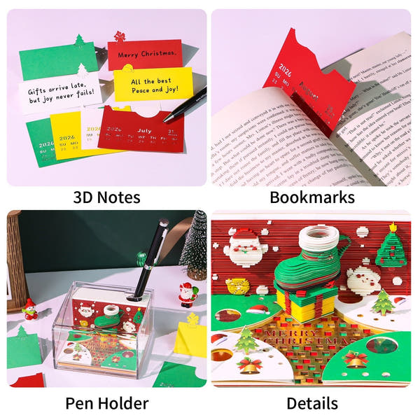 3D Calendar 2026 - Christmas Cup