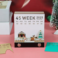 Calendario 3D 2026 - Casa di neve di Natale