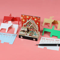 Calendario 3D 2026 - Casa di neve di Natale