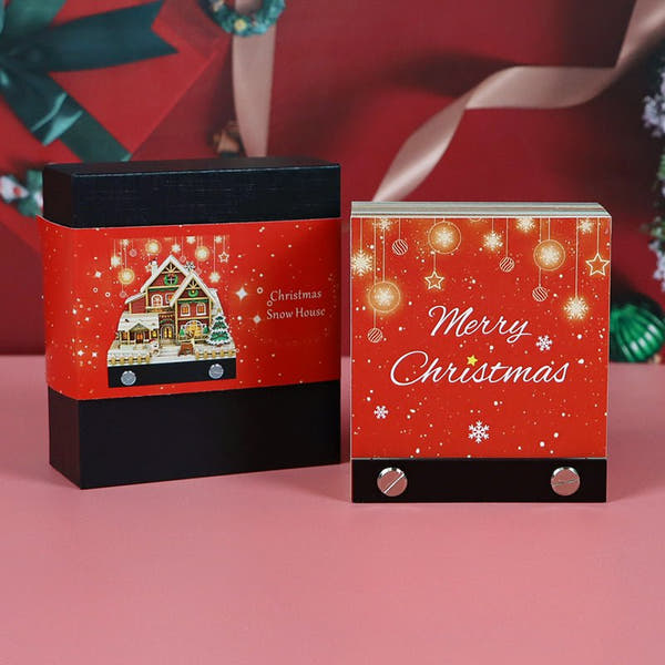 Calendario 3D 2026 - Casa di neve di Natale