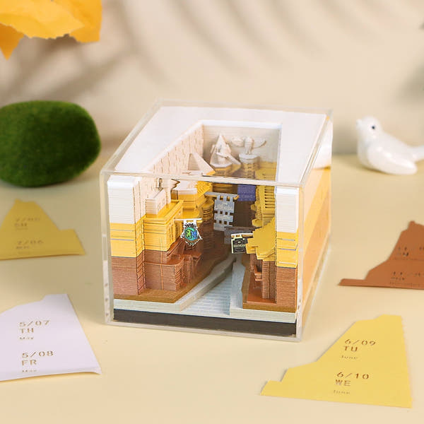 Calendario 3D 2026 - Diagon Alley