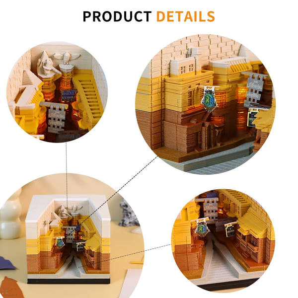 Calendario 3D 2026 - Diagon Alley