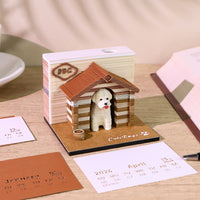 Calendario 3D 2026 - Cane