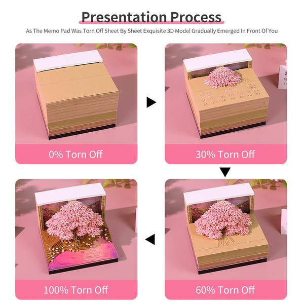 3D Calendar 2026 - Dreaming Tree