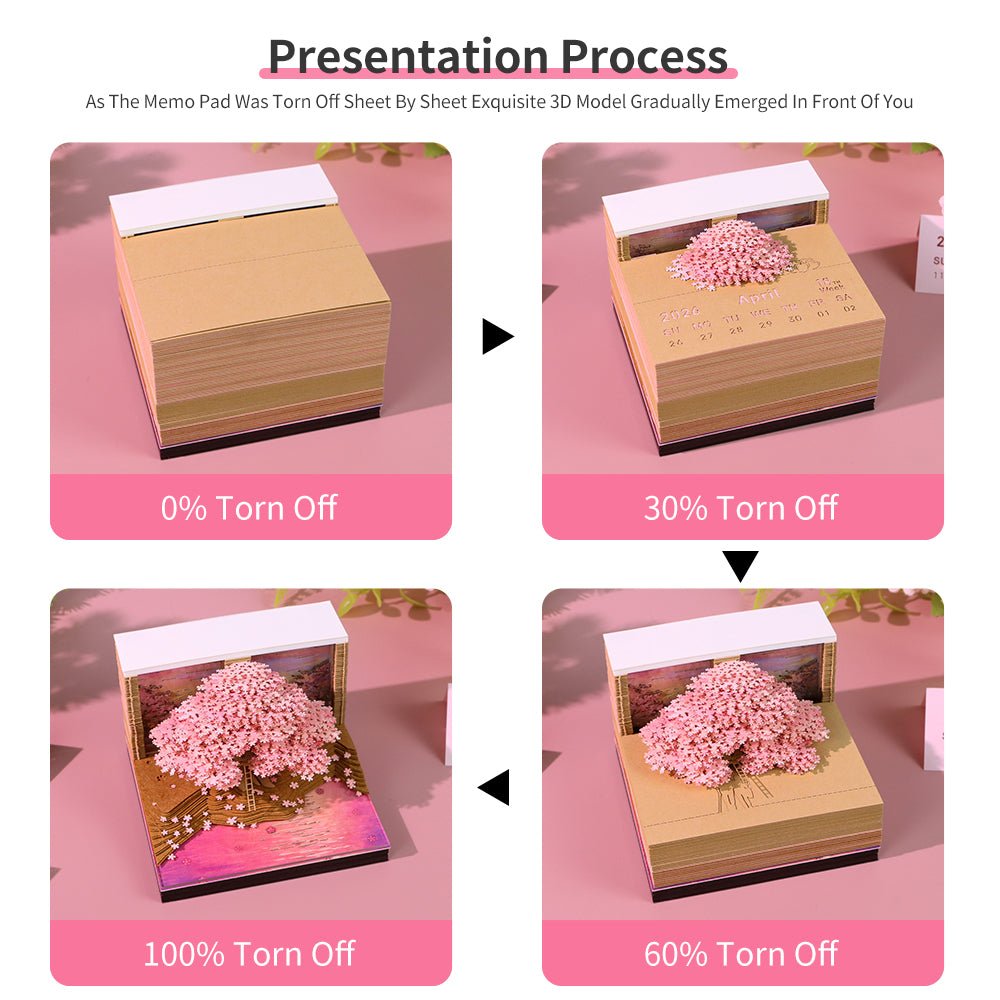 3D Calendar 2026 - Dreaming Tree