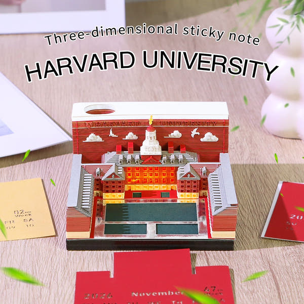 Calendario 3D 2026 - Università di Harvard