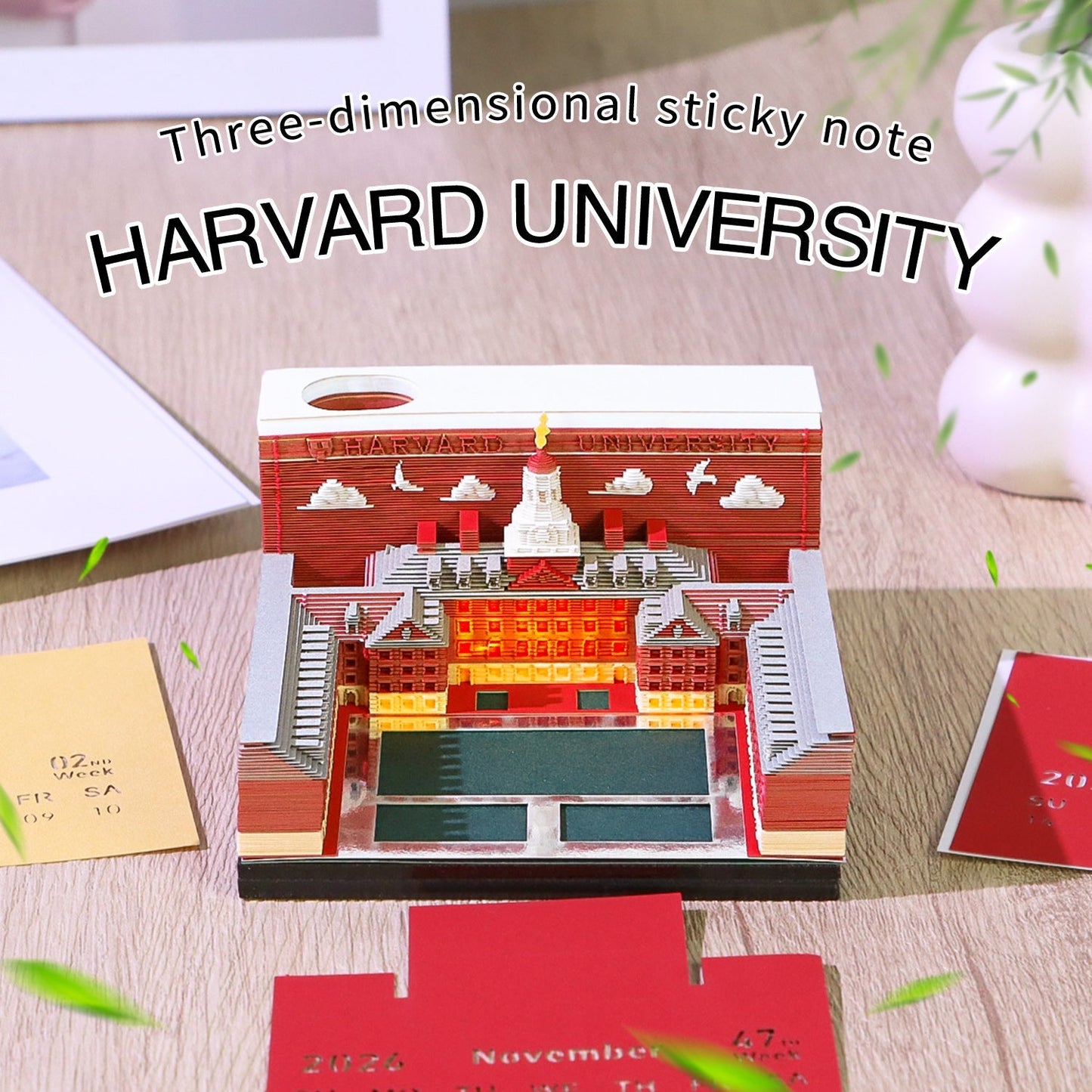 Calendario 3D 2026 - Università di Harvard