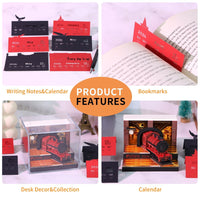 3D Calendar 2026 - Magic Platform Train