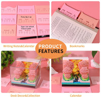 Calendario 3D 2026 - Foresta di fiori di pesco