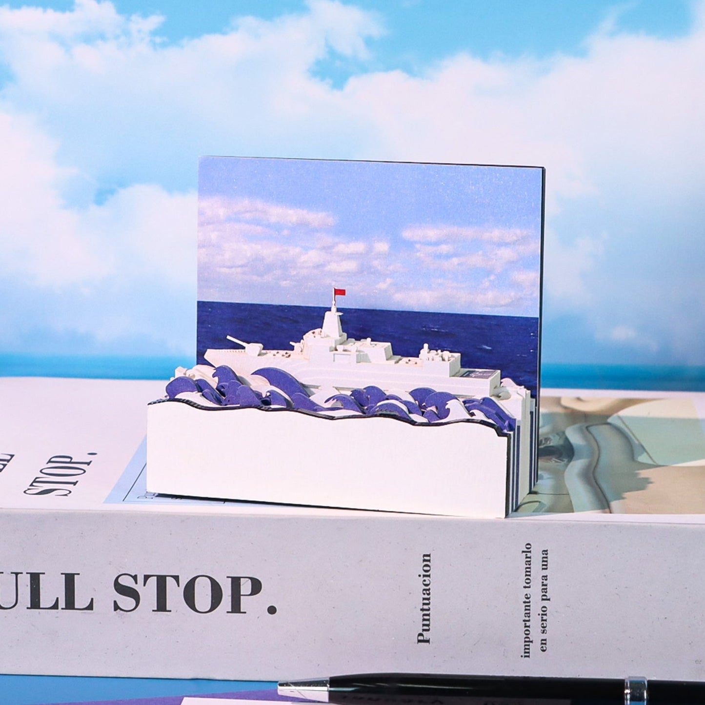 Calendario 3D 2026 - Veliero