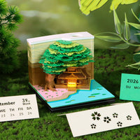3D Calendar 2026 - Tree House B