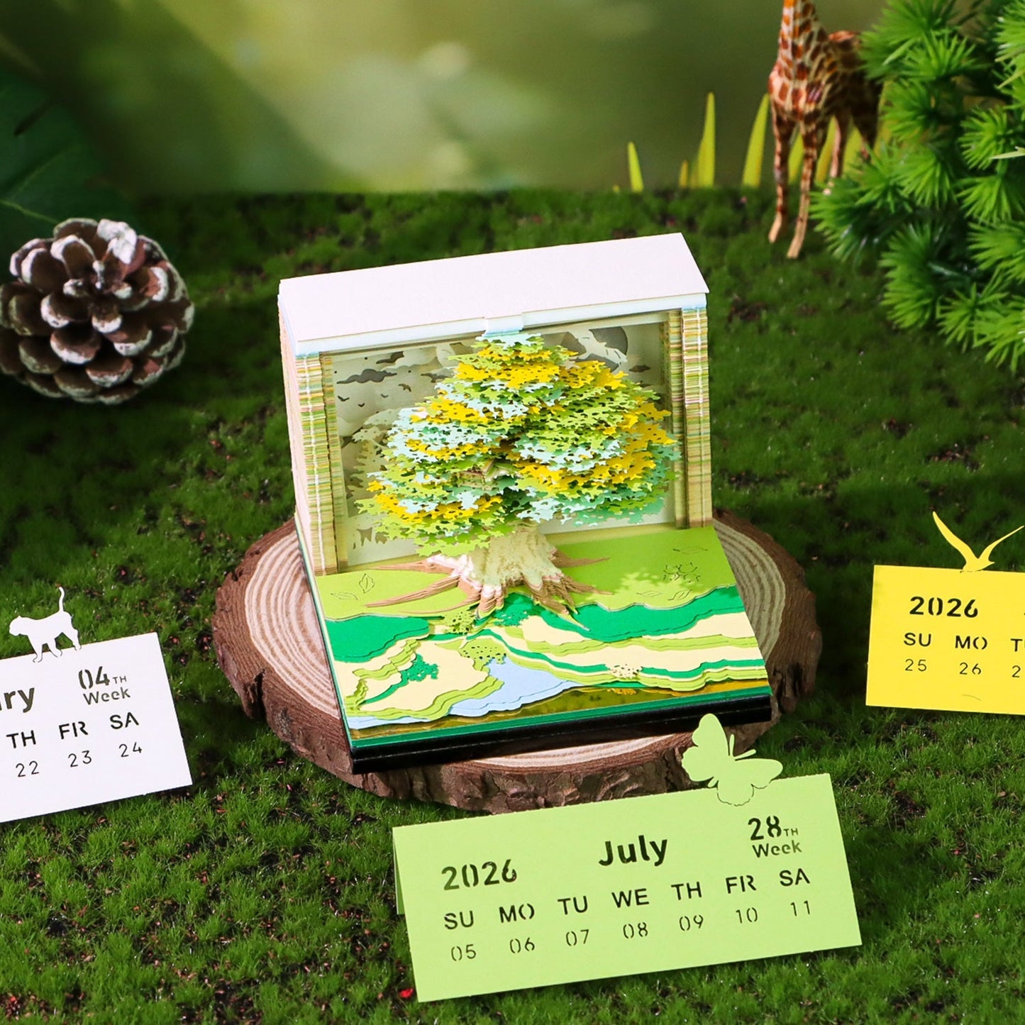 3D Calendar 2026 - Tree House D