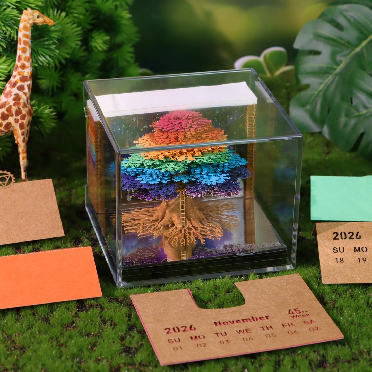 3D Calendar 2026 - Tree of Chakra