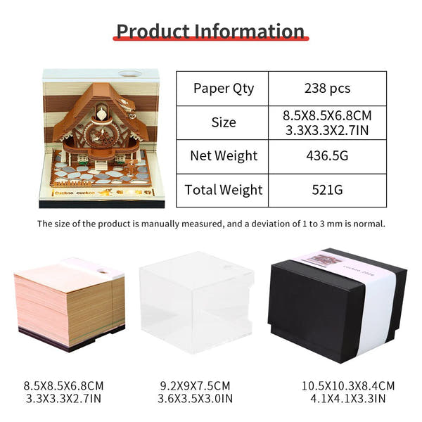 Calendario 3D 2026 - Cuculo