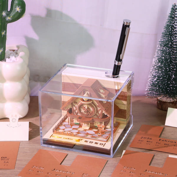 Calendario 3D 2026 - Cuculo