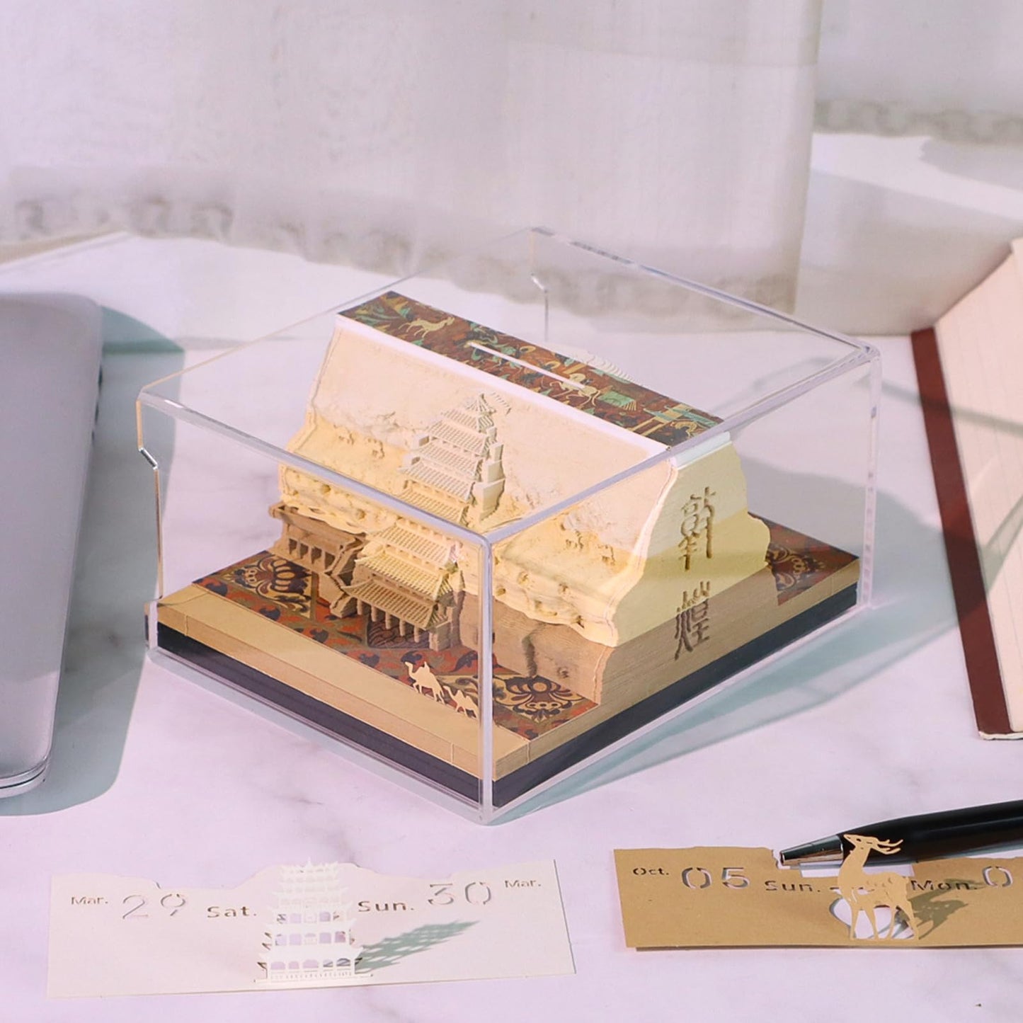 Calendario 3D 2026 - Grotte di Dunhuang Mogao