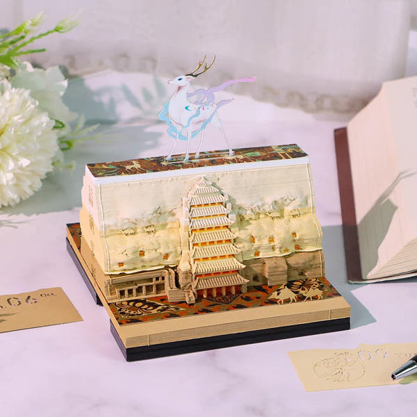 Calendario 3D 2026 - Grotte di Dunhuang Mogao