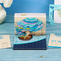 Calendario 3D 2026 - Albero delle quattro stagioni