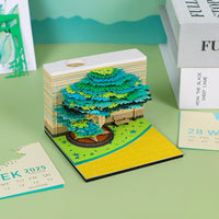 Calendario 3D 2026 - Albero delle quattro stagioni