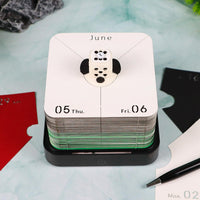 Calendario 3D 2026 - Mahjong Panda