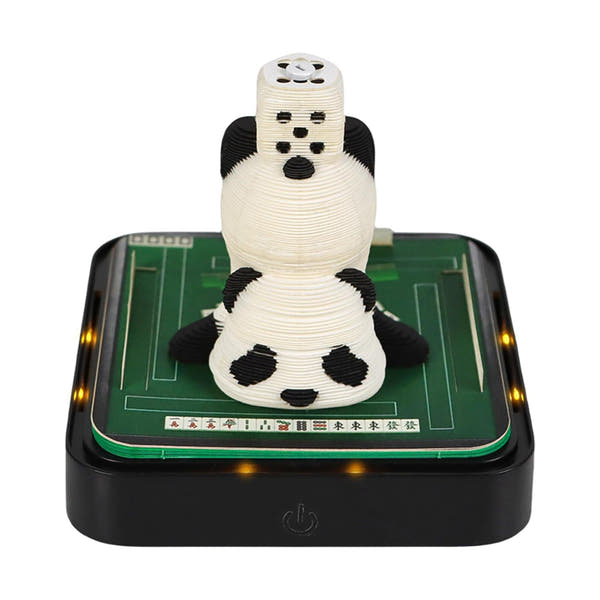 Calendario 3D 2026 - Mahjong Panda