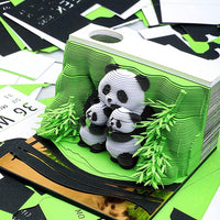 Calendario 3D 2026 - Panda B