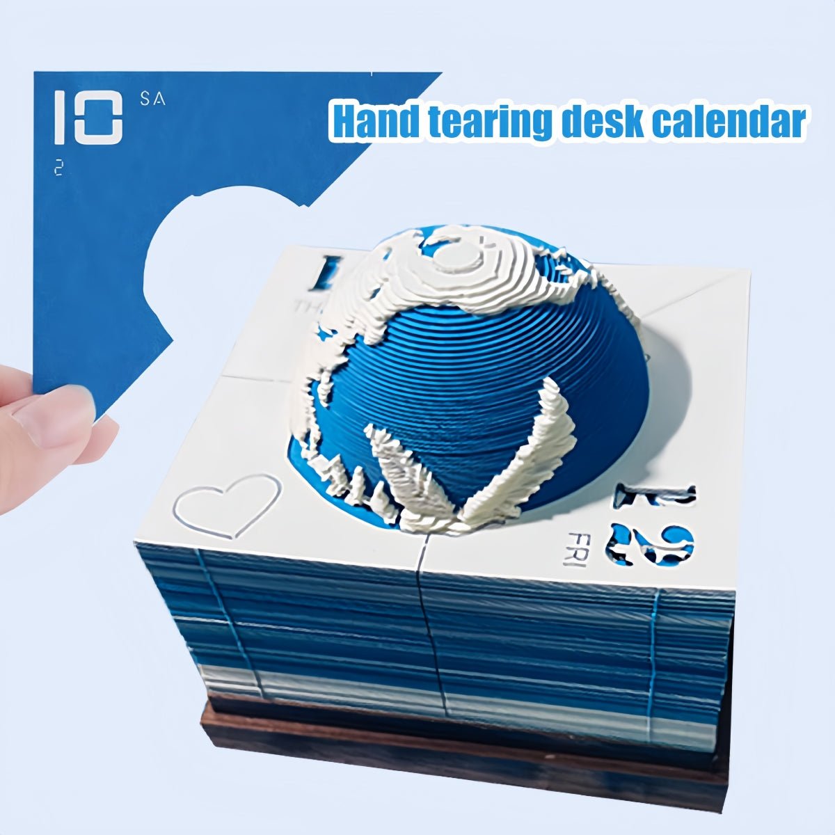 3D Calendar 2026 - Peace Earth