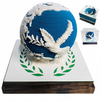 3D Calendar 2026 - Peace Earth