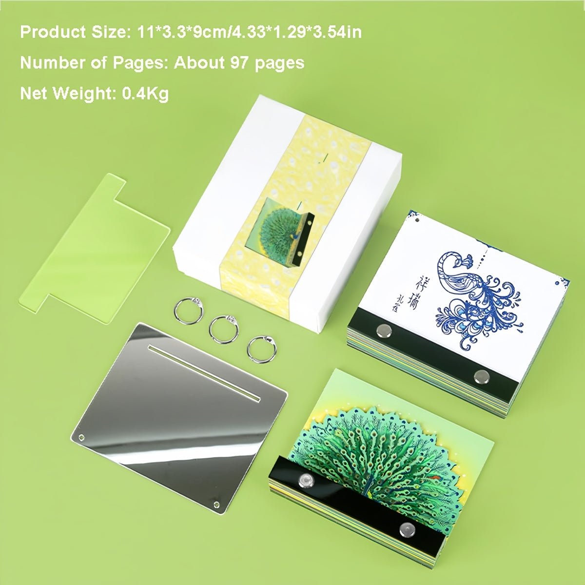 Calendario 3D 2026 - Pavone