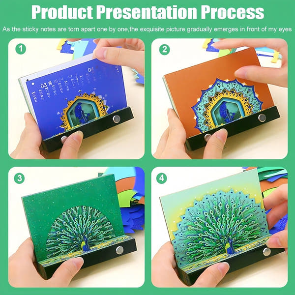 Calendario 3D 2026 - Pavone