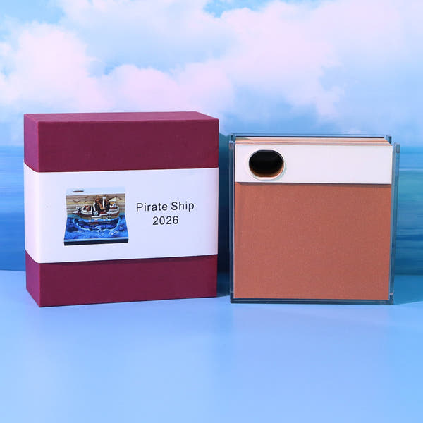 Calendario 3D 2026 - Nave pirata