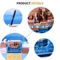 Calendario 3D 2026 - Nave pirata