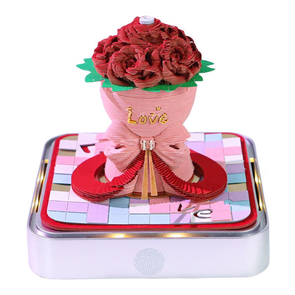 3D Calendar 2026 - Roses