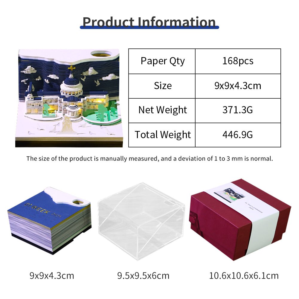 Calendario 3D 2026 - Cattedrale di San Paolo