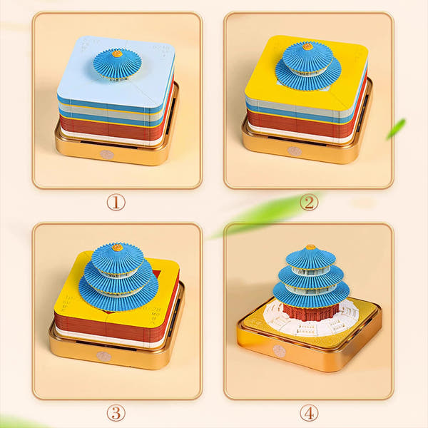 Calendario 3D 2026 - Tempio del Cielo A