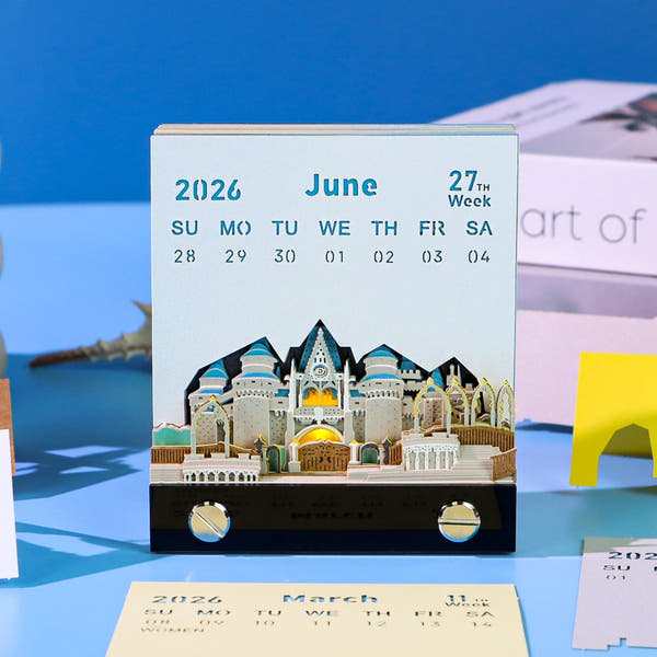 D.Castle (Con la luce & Calendario 2026)