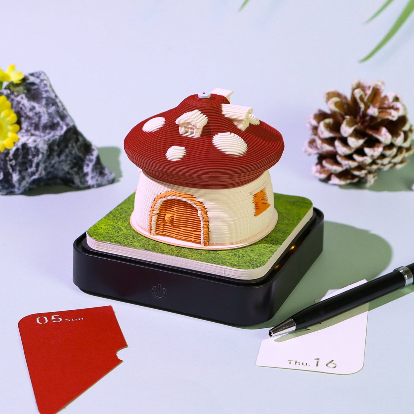 Casa Fungo (con luce) & Calendario 2026)