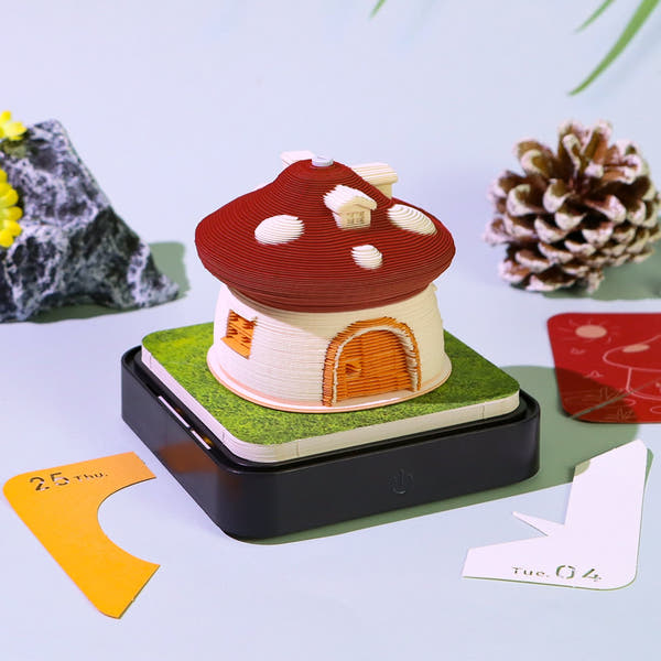 Casa Fungo (con luce) & Calendario 2026)