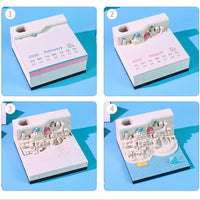 Santorini (con luce) & Calendario 2026)