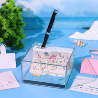 Santorini (con luce) & Calendario 2026)