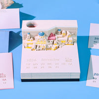 Santorini (con luce) & Calendario 2026)